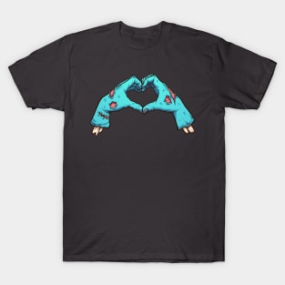 Valentine's zombie hands T-Shirt